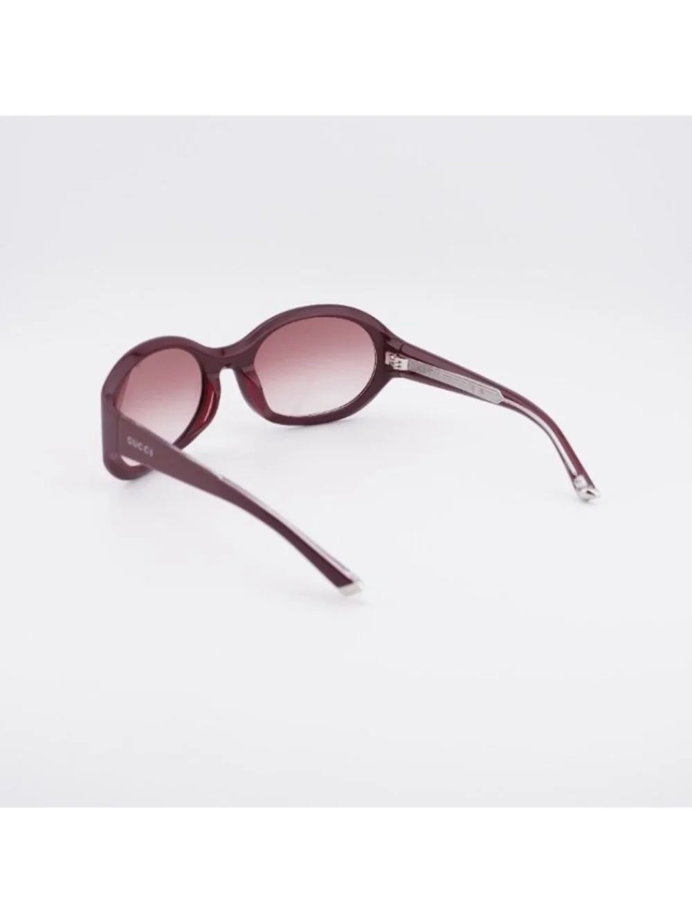 Gucci GG2012S 002 Sunglasses Solid Burgundy Square Frame, Burgundy Lenses